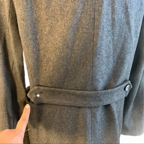 Sasha Design And Quality Dark Gray Peacoat - Picture 14 of 15